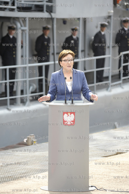 Gdansk  Stocznia Remontowa Shipbuilding Chrzest i wodowanie...