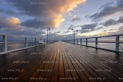 Gdynia. Molo w Orlowie. 06.01.2016 fot. Fot.Jan harb...