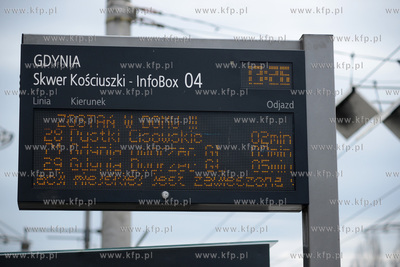 Gdynia. Srodki ostroznosci w zwiazku z pandemia koronawirusa...