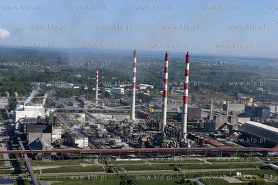 Zakłady Chemiczne POLICE SA z lotu ptaka. Police kolo...