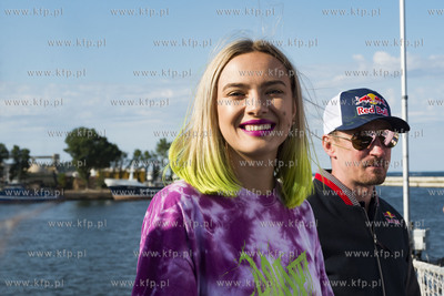 Red Bull Konkurs Lotów w Gdyni. Nz. Natalia Nykiel,...