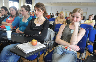 Gdansk. Technikum Lacznosci. IV Areopag Mlodych. Debata...