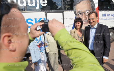 Sopot - zakonczenie kampanii wyborczej kandydata na...