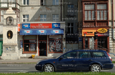 Gdansk Oliwa. Okolice petli tramwajowej na al. Grunwaldzkiej,...
