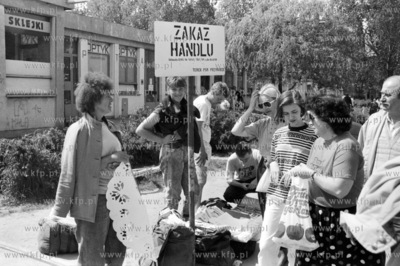 Okolice targowiska miejskiego Zielony Rynk w Gdansku...