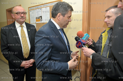 Wicepremier Janusz Piechocinski spotkal sie w Zukowie...