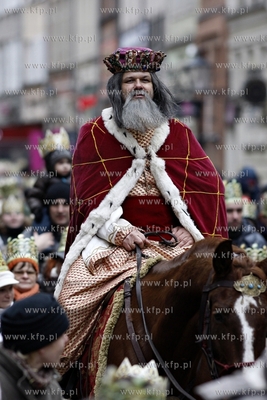 Orszak trzech kroli przeszedl ulicami Gdanska.
06.01.2012
fot....