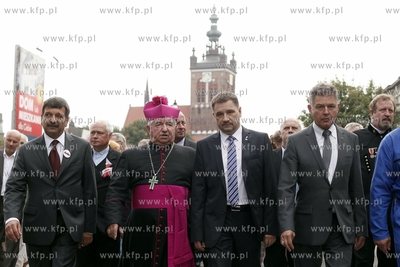 Gdansk. Rocznica podpisania Porozumien Sierpniowych....
