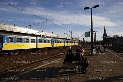 Peron pociagow dalekobieznych Gdansk Wrzeszcz.
29.11.2013
fot....