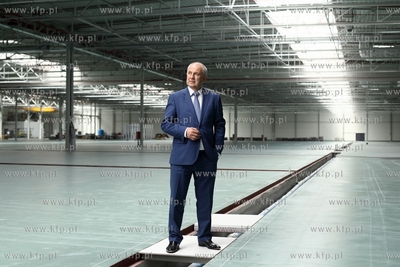 Prezes bytowskiej firmy Drutex, Leszek Gierszewski...