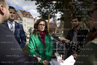 Gdańsk.Konferencja prasowa poświęcona planowanej...