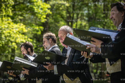 Cmentarz Srebrzysko. Pogrzeb pierwszego demokratycznie...