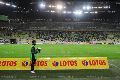 Gdansk. PGE Arena. Mecz towarzyski Lechia Gdansk vs...