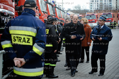 Gdansk. Komenda Wojewodzkiej PSP w Gdansku. Przekazanie...