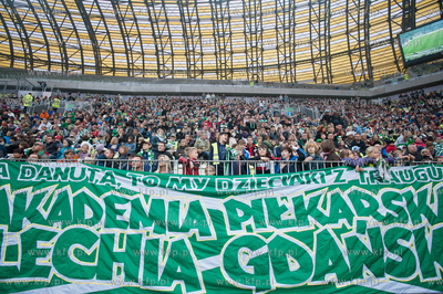 Gdansk. PGE Arena. Mecz o mistrzostwo Ekstraklasy....