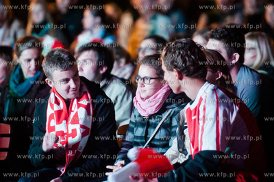 Gdansk. Targ Weglowy. Strefa kibica towarzyszaca Mistrzostwa...