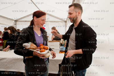 Gdansk. Targ Weglowy. Wielka Sobota. Sniadanie wielkanocne...