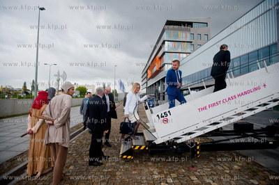 Gdansk. Amber Expo. 40 urodziny Portu Lotniczego Gdansk...