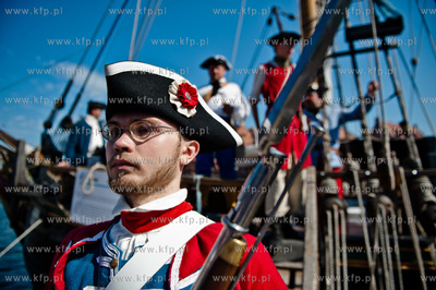 Gdansk. Rybackie Pobrzeze. Baltic Sail. Inscenizacja...