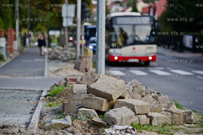 Gdansk. Remont chodnika przy ulicy Ludwika Beethowena.
02.10.2014
fot....