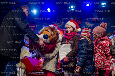 Gdansk. Przywitanie Swietego Mikolaja, parada zaczarowanego...