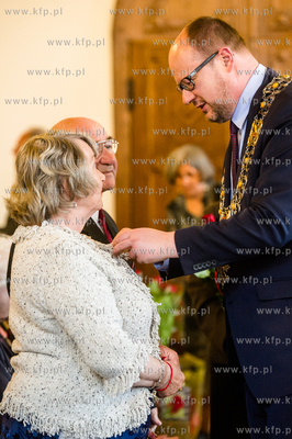 Gdansk. Ratusz Glownomiejski. Gdansk. Wielka Sala Wety...