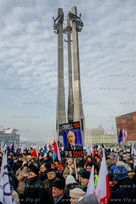 Gdansk. Manifestacja pod haslem W obronie Twojej wolnosci,...