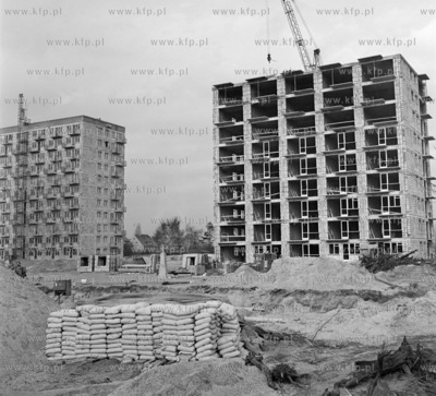 Budowa dzielnicy Gdansk Przymorze. 15.01.1973 styczen73_z.kosycarz_p29...