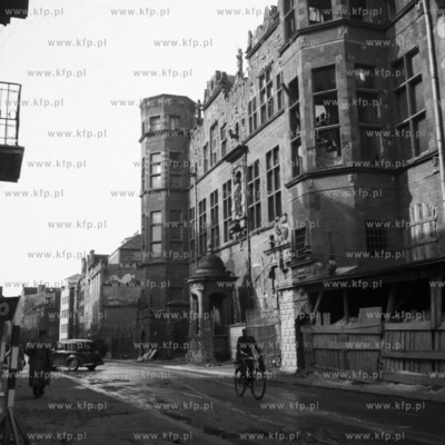 Zachodnia pierzeja ulicy Tkackiej i Kołodziejskiej...