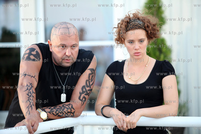 Gdansk - Brzezno. Plan zdjeciowy filmu MILION DOLAROW...