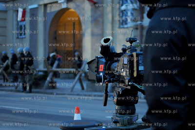 Plan zdjeciowy filmu o masakrze robotnikow na Wybrzezu...