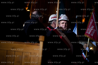 Obchody Grudnia70. Msza swieta  w Bazylice Sw. Brygidy...