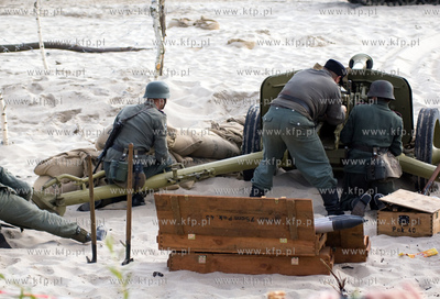 Operacja D Day - byla przedmiotem inscenizacji na plazy...