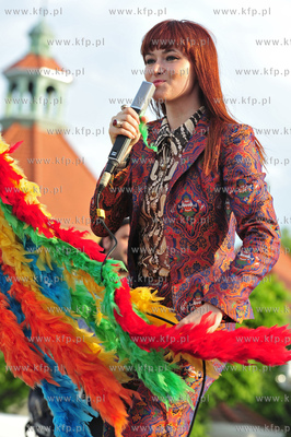 Sopot. Plac Kuracyjny przy sopockim molo. Koncert Ani...