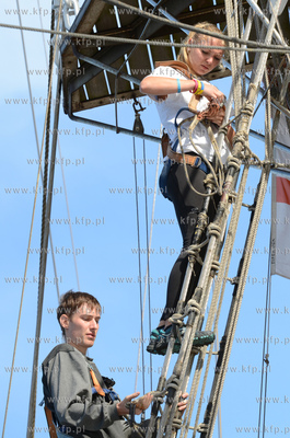 Dzien na Darze Mlodziezy ze studentami Akademii Morskiej...