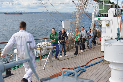 Dzien na Darze Mlodziezy ze studentami Akademii Morskiej...