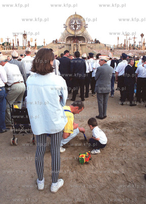 Papiez Jan Pawel II w Trojmiescie Na zdjeciu Podczas...