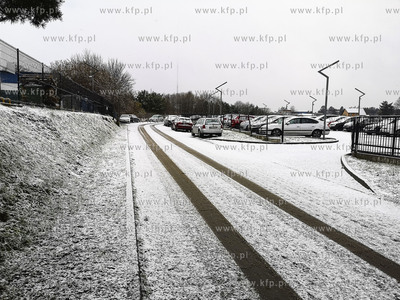 Gdynia, Kacze Buki. Pierwsze opady śniegu.02.12.2019...