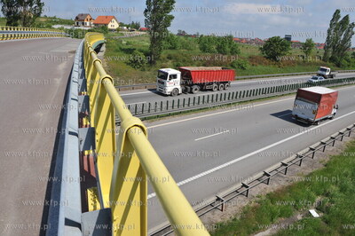 Trojmiejska obwodnica na wysokosci Borkowa lezacego...