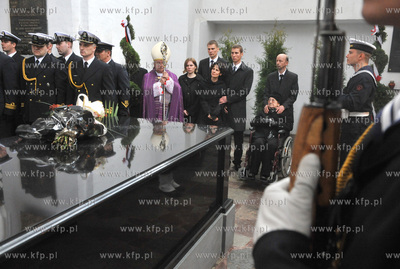 Bazylika Mariacka w Gdansku. Uroczystosci pogrzebowe...