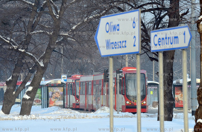 Na wysokosci Bramy Oliwskiej przed godz. 9:00 wykoleil...