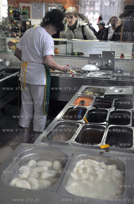 Bar Mleczny "Turystyczny" na ul. Szerokiej w Gdansku....