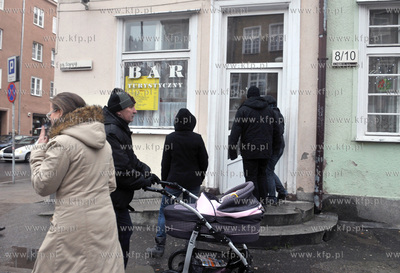 Bar Mleczny "Turystyczny" na ul. Szerokiej w Gdansku....