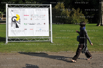 Billboard reklamujacy 38 Gdynia Festiwal Filmowy ustawiony...