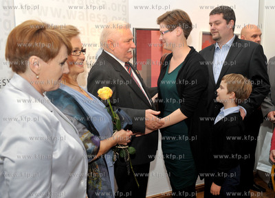 70 urodziny Lecha Walesy w oliwskim Palacu Opatow w...