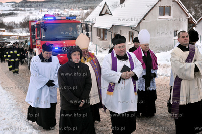 Pogrzeb Daniela Czapiewskiego w Somoninie na Kaszubach....