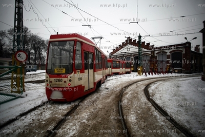 Gdansk Nowy Port. Zajezdnia ZKM.
15.01.2013
fot....