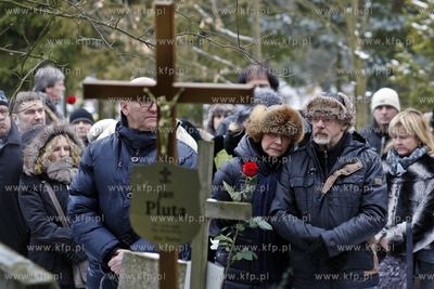 Gdansk. Cmentarz lostowicki. Pogrzeb perkusity zespolu...