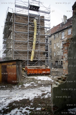 Biskupia Gorka w Gdansku. Kamienice przy ul. Biskupiej.
10.12.2013
fot....