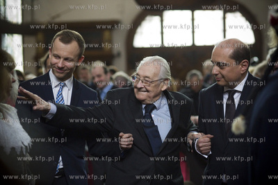 Gdańsk. Dwór Artusa. Uroczysta sesja Rady Miasta....